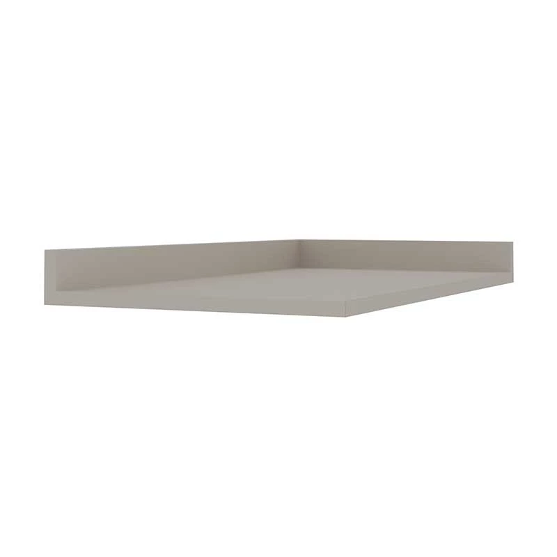 Módulo Tampo Para Balcão Canto Reto Esquerdo 100% MDF Cozinha Modulada Robel Fendi