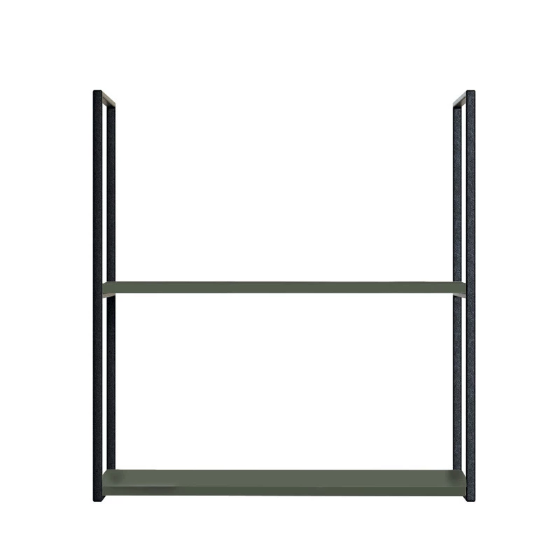 Módulo Nicho Metal 68x60x33cm 2 Prateleiras Cozinha Modulada Robel Salvia