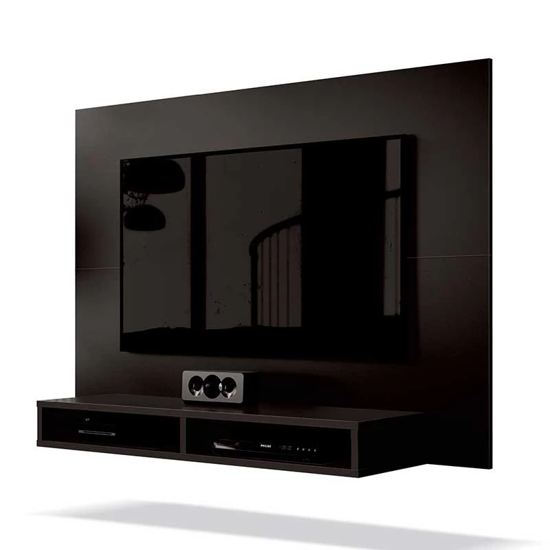 Painel Pequeno Para TV 43 Polegadas 120cm Fox EDN Preto