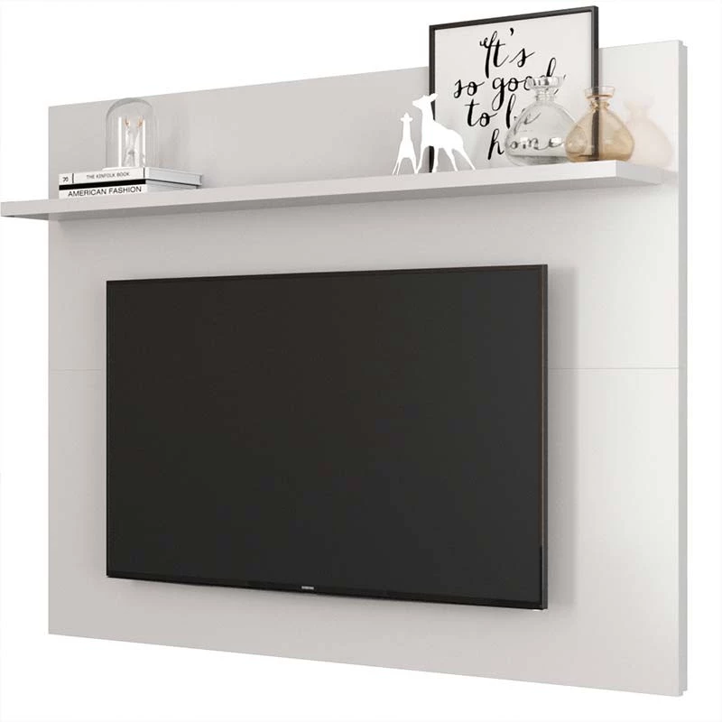 Painel Pequeno Para TV 46 Polegadas 137cm Topázio Patrimar Branco