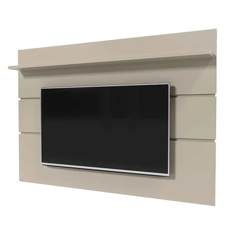 Painel Para TV 75 Polegadas 180cm Prism 1.8 Patrimar Off White