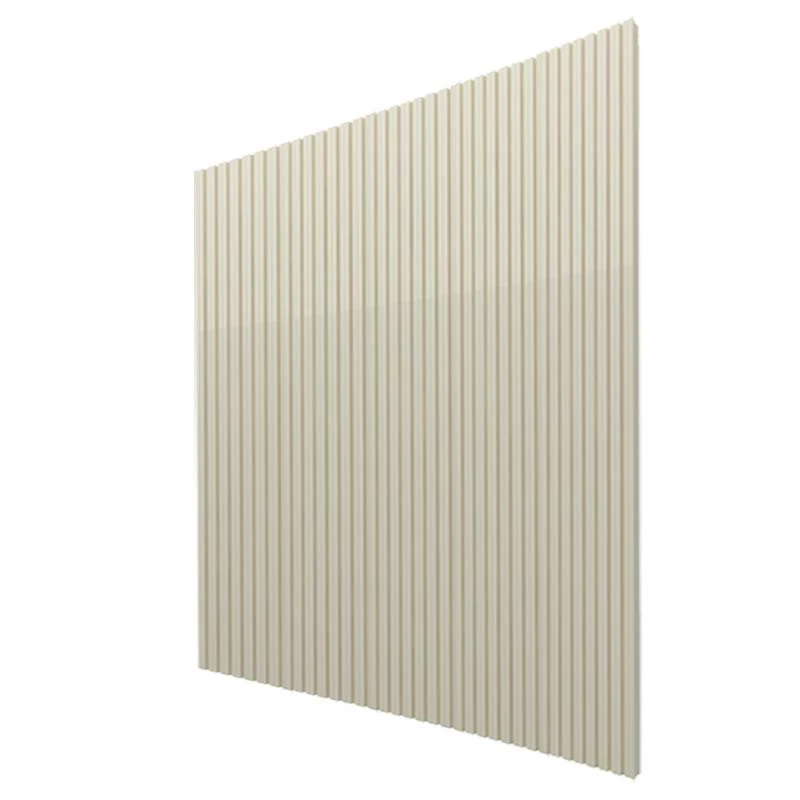 Placa Painel Ripado Nobre 250cm x 250cm Gelius Off White