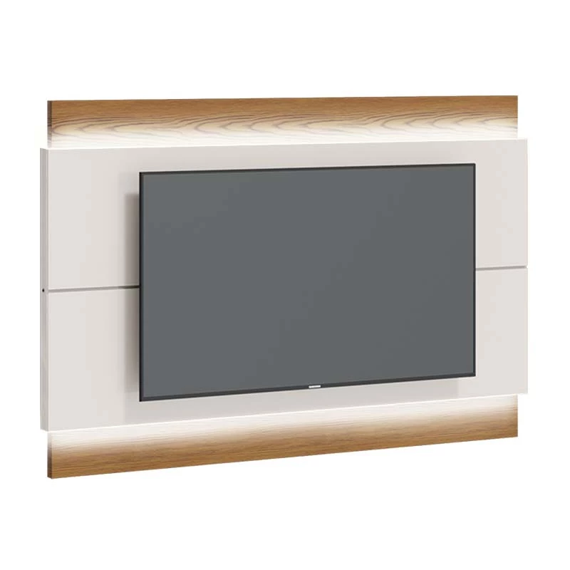 Painel Para TV 50 Polegadas Com Led Classic 1.4 Imcal Off White/Freijó