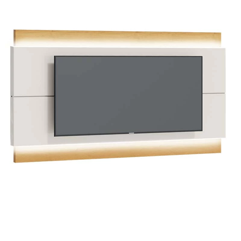 Painel Para TV 75 Polegadas Com Led Classic 2.2 Imcal Off White/Nature