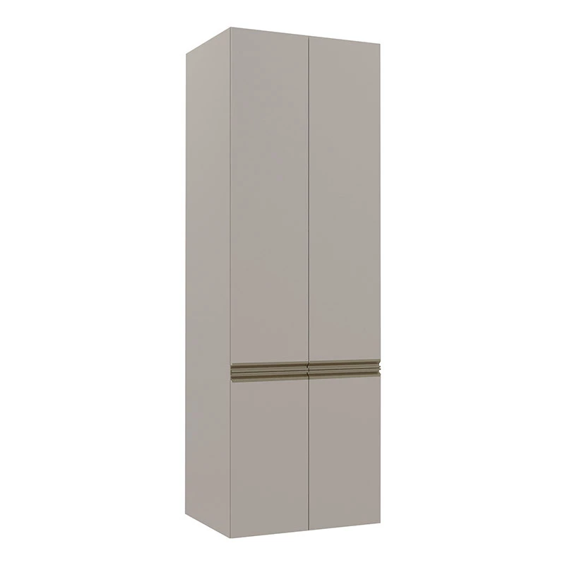 Módulo Paneleiro 70cm 4 Portas 100% MDF Cozinha Modulada Gold Robel Fendi/Fendi