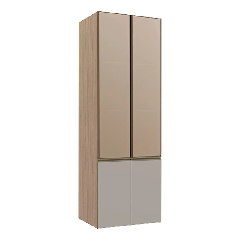Módulo Paneleiro 70cm Com Vidro Reflecta 100% MDF Cozinha Modulada Gold Robel Hanover/Fendi/Reflecta