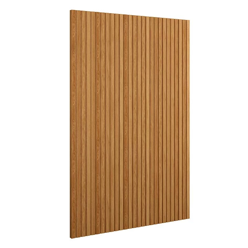 Placa Painel Ripado Parede 168cm x 250cm Bali Lukaliam Freijo