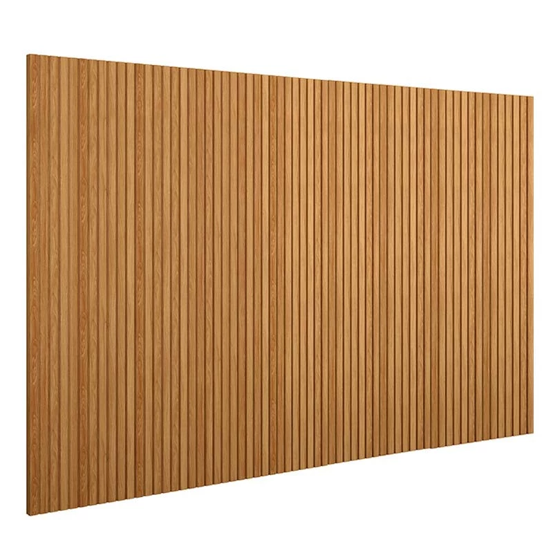 Placa Painel Ripado Parede 378cm x 250cm Bali Lukaliam Freijo