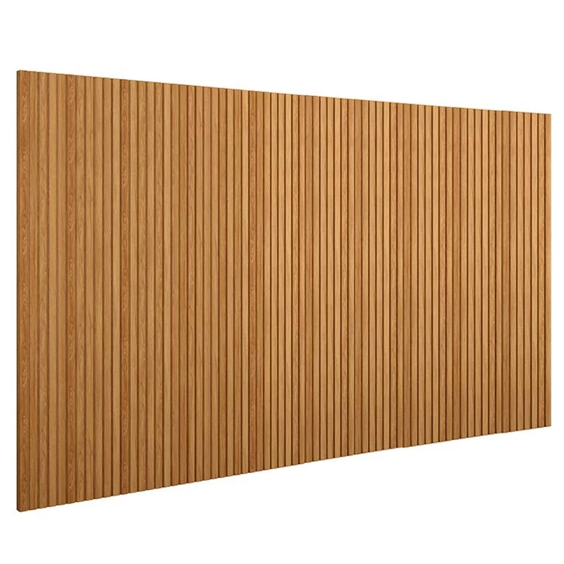 Placa Painel Ripado Parede 420cm x 250cm Bali Lukaliam Freijo