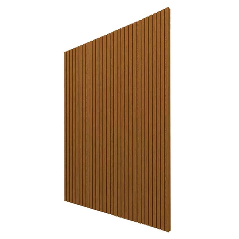 Placa Painel Ripado Nobre 200cm x 250cm Gelius Castanho