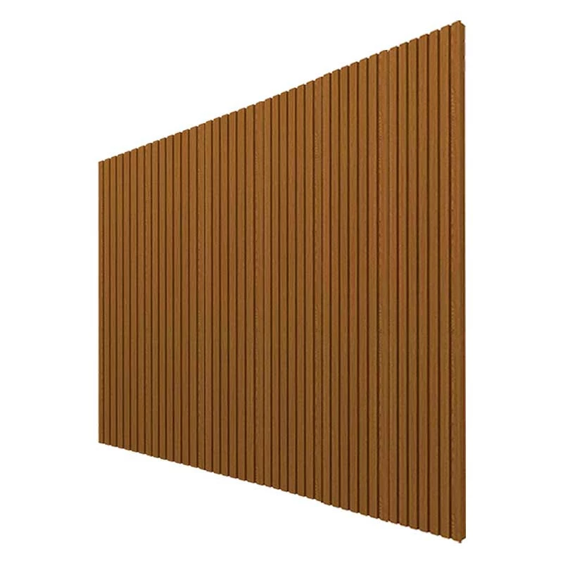 Placa Painel Ripado Nobre 350cm x 250cm Gelius Castanho