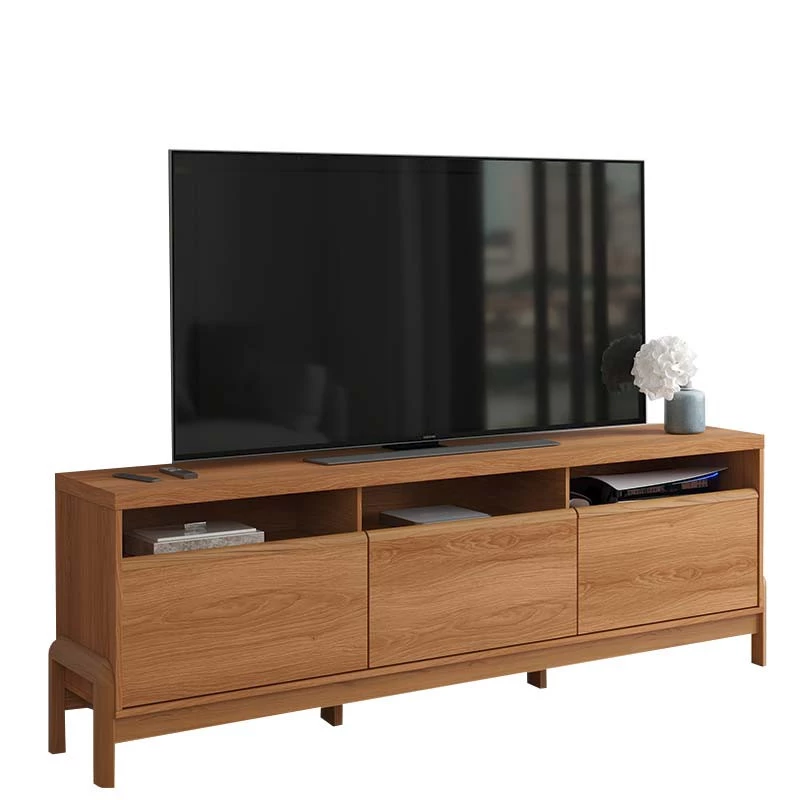 Rack Bancada Sala 190cm Para TV 75 Polegadas Elegance 1.90 Lukaliam Jequitiba