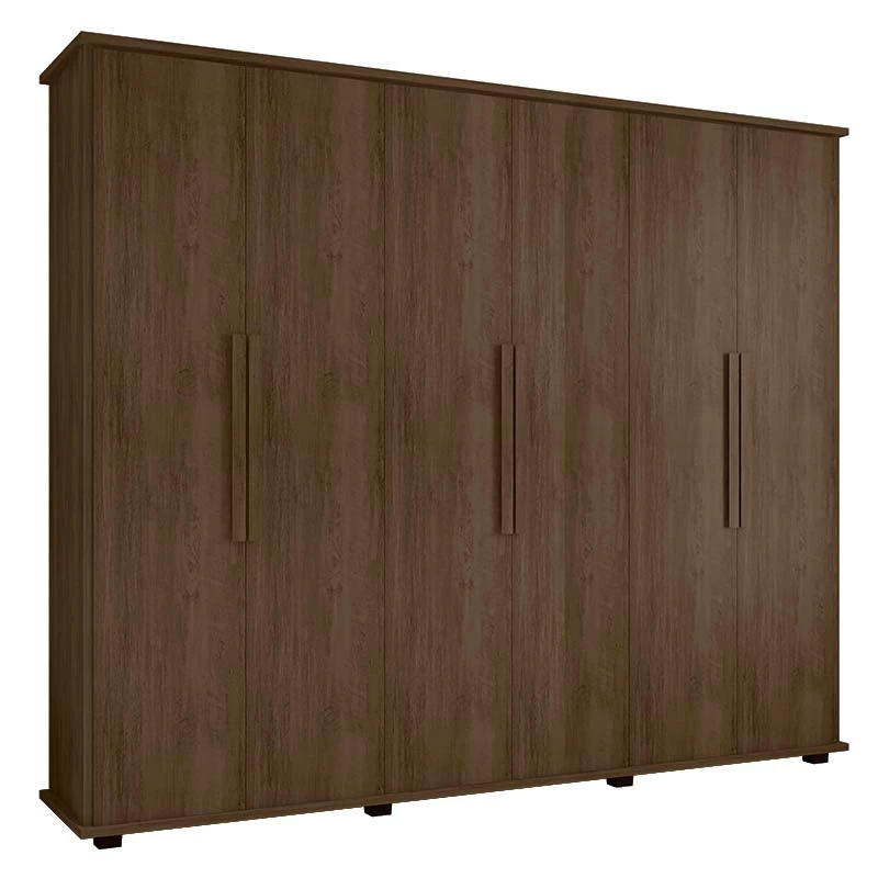 Guarda Roupa Casal 6 Portas 271cm Canada RV Móveis Freijo