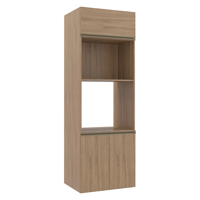 Módulo Torre Micro-Ondas Forno 70cm x 208cm 100% MDF Cozinha Modulada Gold Robel Hanover/Hanover