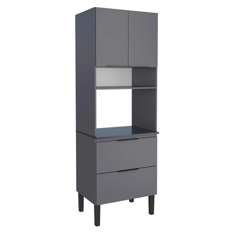 Torre Quente Cozinha Para Forno ou Micro-Ondas 70x208 Cisne Cozimax Cinza