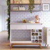 Aparador Para Sala de Jantar 113cm Adega Classic AD Imcal Off White
