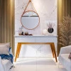 Aparador Para Sala 2 Gavetas 136cm Classic Imcal Branco