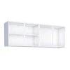 Armário Aéreo de Cozinha Aço 4 Portas Juno/Apolo 160 Cozimax Cinza Argila