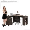 Conjunto de Mesa Para Escritório Estudos Alessa M1 M2 Lukaliam Noce