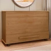 Baú Organizador Quarto com Gaveta 137cm Itália RV Móveis Cinamomo