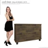 Baú Organizador Quarto com Gaveta 137cm Itália RV Móveis Amadeirado