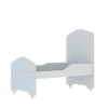 Berço Americano 2 em 1 Mini Cama Lua Com Rodízio Gelius Branco