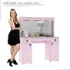 Penteadeira Camarim Lady Mirarack Rosa