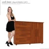 Cômoda com Sapateira Jade Mirarack Ipê