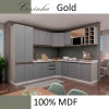 Módulo Armário Aéreo Nicho Micro-Ondas 68x60 100% MDF Cozinha Modulada Gold Robel Fendi/Cinza