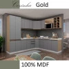 Módulo Armário Aéreo Nicho Micro-Omdas 68x70 100% MDF Cozinha Modulada Gold Robel Hanover/Cinza