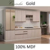 Módulo Paneleiro 70cm Com Vidro Reflecta 100% MDF Cozinha Modulada Gold Robel Fendi/Aspen/Reflecta