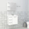 Espelho Para Banheiro Aço Ameixa 60 Cozimax Branco