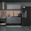 Balcão Buffet Cozinha Sala de Jantar com Tampo 150cm Cisne Cozimax Cinza