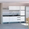 Paneleiro De Aço 60x214 Cozinha Gaia Cozimax Branco