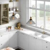 Módulo Balcão 20cm 1 Porta 100% MDF Cozinha Modulada Provence Robel Fendi/Branco Matte