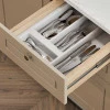 Módulo Balcao 40cm 3 Gavetas 100% MDF Cozinha Modulada Provence Robel Fendi/Fendi Matte