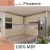 Módulo Armário Aéreo Canto L 88x76x34cm 100% MDF Cozinha Provence Robel Branco/Fendi Matte