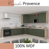 Módulo Balcão 80cm Para Embutir Forno 100% MDF Cozinha Modulada Robel Fendi/Salvia Matte