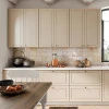 Módulo Armário Aéreo 68x80x34cm 2 Portas 100% MDF Cozinha Modulada Provence Robel Fendi/Fendi Matte
