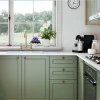 Módulo Balcao 35cm 3 Gavetas 100% MDF Cozinha Modulada Provence Robel Branco/Salvia Matte