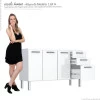 Gabinete de Pia 140 Eros Flat 3G Cozimax Branco