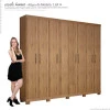 Guarda Roupa Casal 8 Portas Sevilha Gelius Madeirado