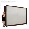 Guarda Roupa 2 Portas 100% MDF Apolo Gelius Nogueira/Off White