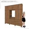Guarda Roupa 12 Portas Diamante Capelinha Fabrimoveis Freijo