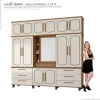Guarda Roupa 12 Portas Diamante Capelinha Fabrimoveis Freijo/Off White