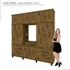 Guarda Roupa 12 Portas Diamante Capelinha Fabrimoveis Madeirado