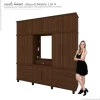 Guarda Roupa 12 Portas Diamante Capelinha Fabrimoveis Noce
