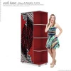 Guarda Roupa Infantil Menino 2 Portas Cross Gelius Vermelho