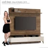 Estante Home Para TV 65 Polegadas Boss 1.8 Imcal Madeira/Off White