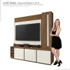 Estante Home Para TV até 55 Capri EDN Naturale/Off White